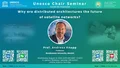 UNESCO chair seminar: Why are distributed architectures the future of satellite networks?